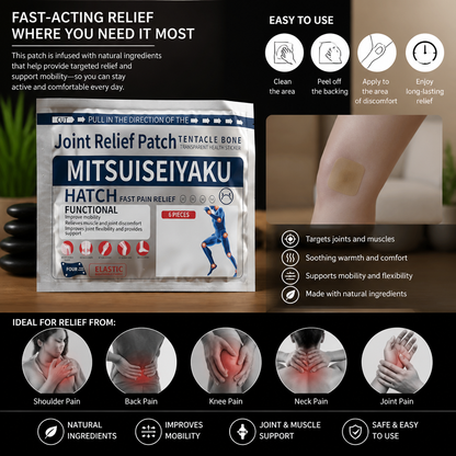 Herbal Ginger Pain Relief & Joint Comfort Patch