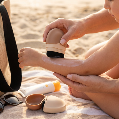 Sunscreen Applicator Removable Silicone Roller Cream Applicator