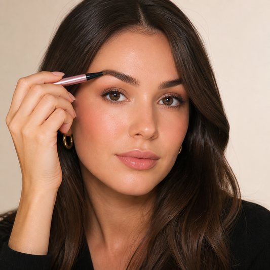 3D Natural-Looking Brow Pen – Waterproof 4-Tip Eyebrow Pencil