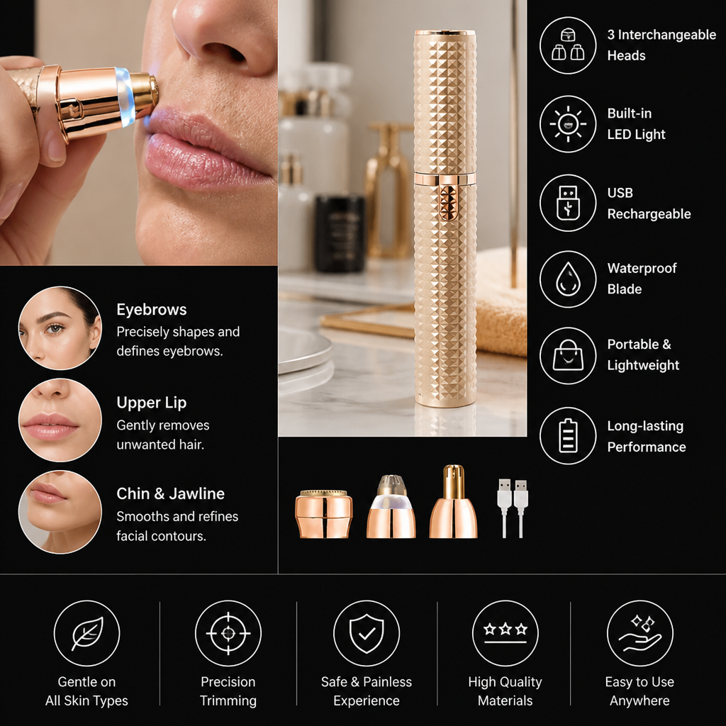 3-in-1 Precision Electric Beauty Trimmer