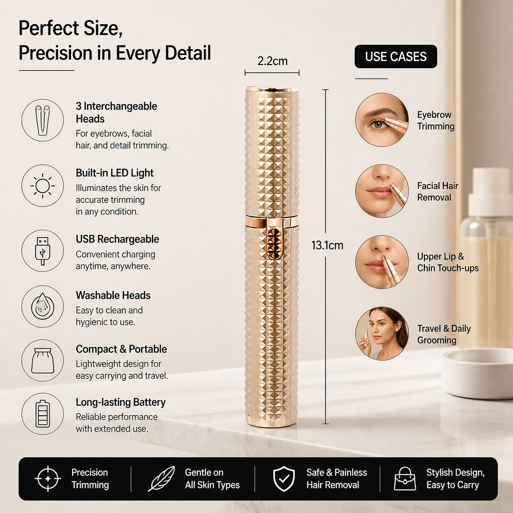 3-in-1 Precision Electric Beauty Trimmer