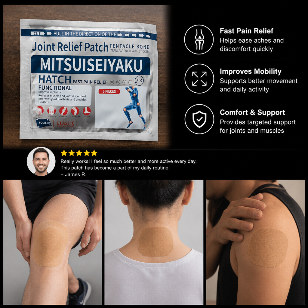 Herbal Ginger Pain Relief & Joint Comfort Patch