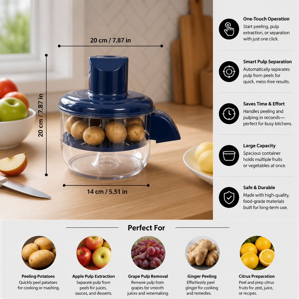 Automatic Hands-Free Electric Peeling Machine