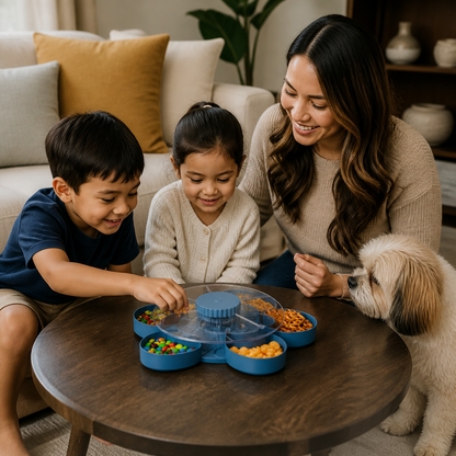 Rotating Snack Serving Tray