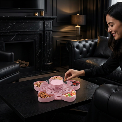 Rotating Snack Serving Tray