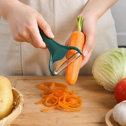 Stainless Steel Wide Vegetable Peeler & Slicer