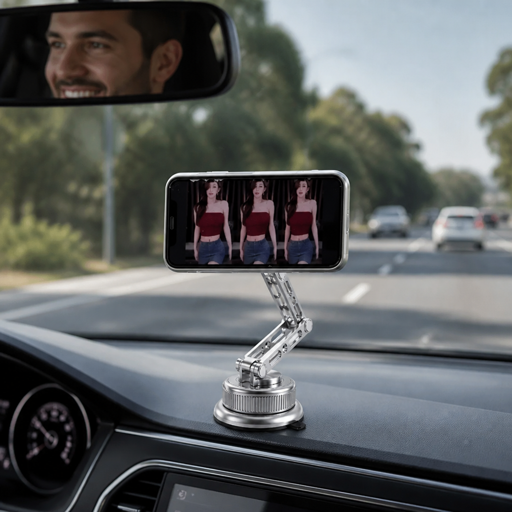Ultra-Strong Suction Durable Full-Metal Magnetic Car Phone Mount
