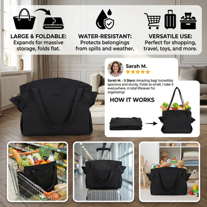 Large Foldable Organizer Bag – Practical, Water-Resistant & Versatile