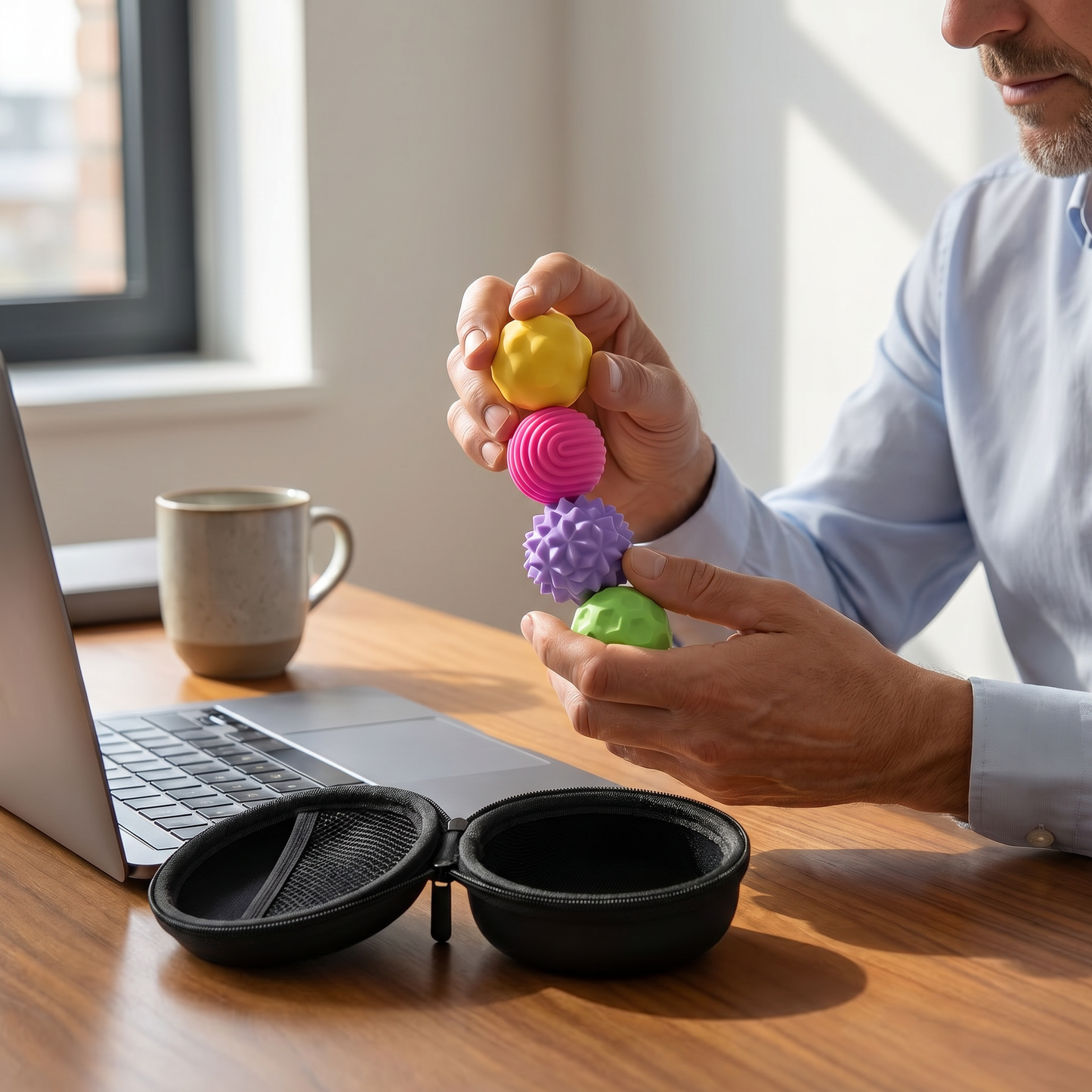 Magnetic Silicone Balls – Sensory Fidget Toy for Stress Relief and Relaxation