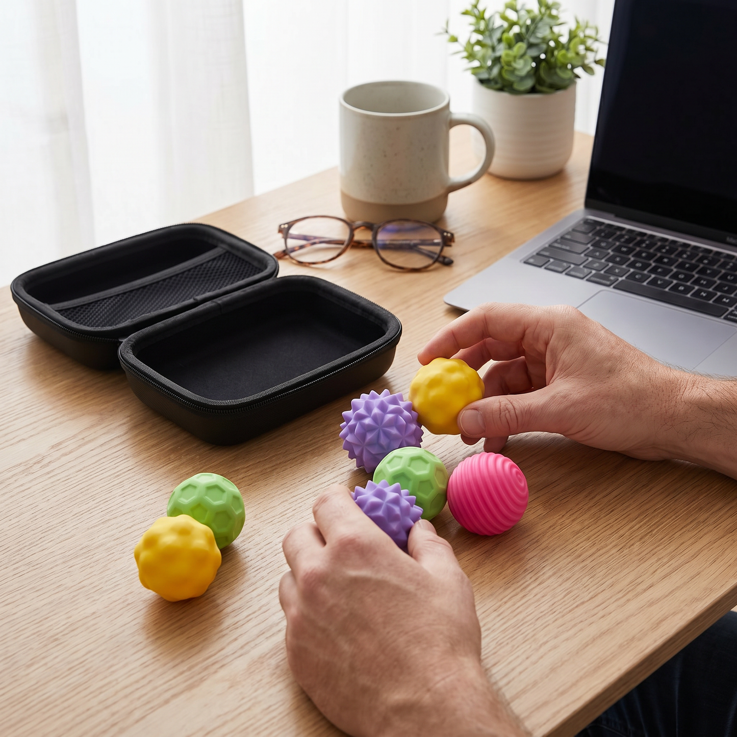Magnetic Silicone Balls – Sensory Fidget Toy for Stress Relief and Relaxation
