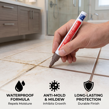 Anti-mold & waterproof grout pen for tiles