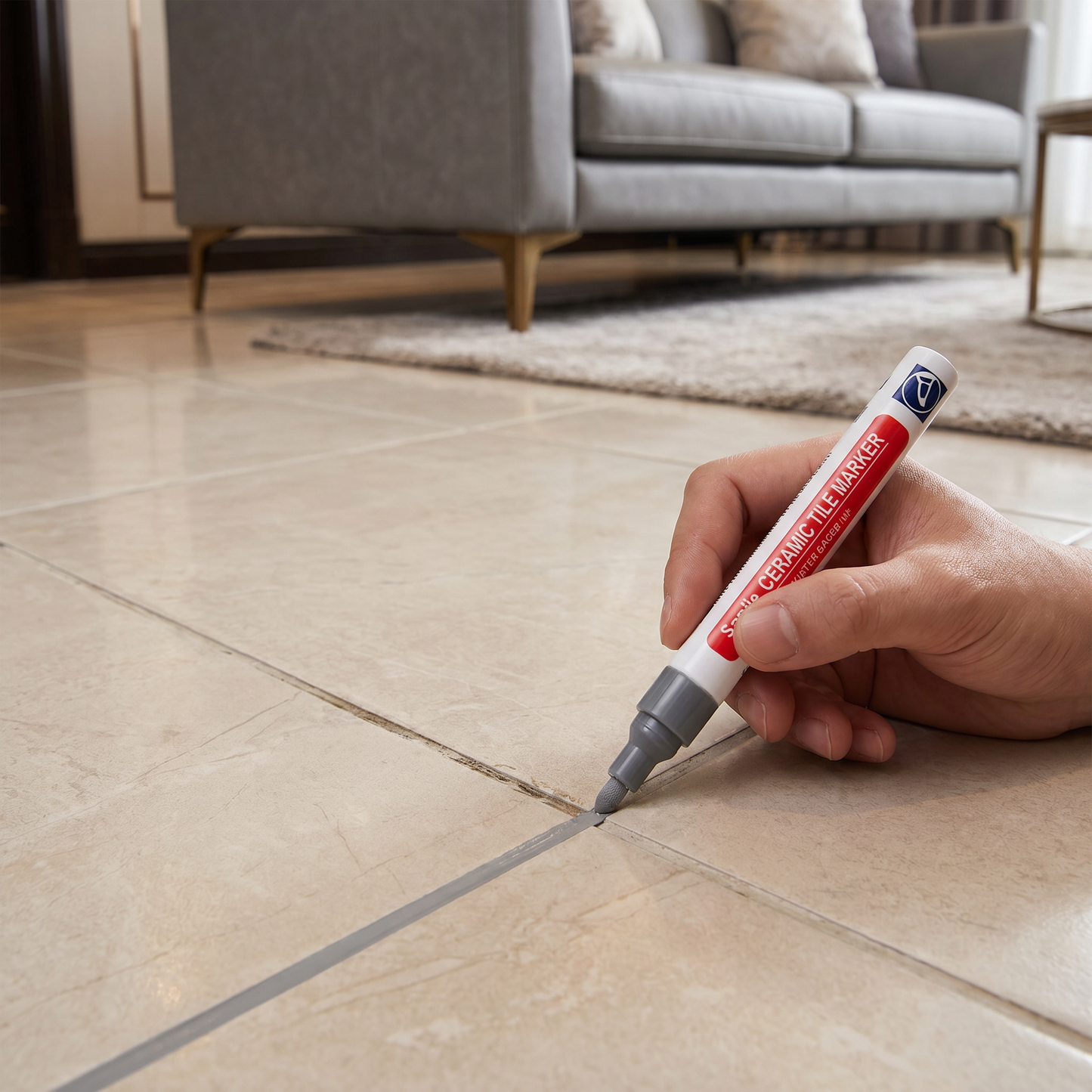 Anti-mold & waterproof grout pen for tiles