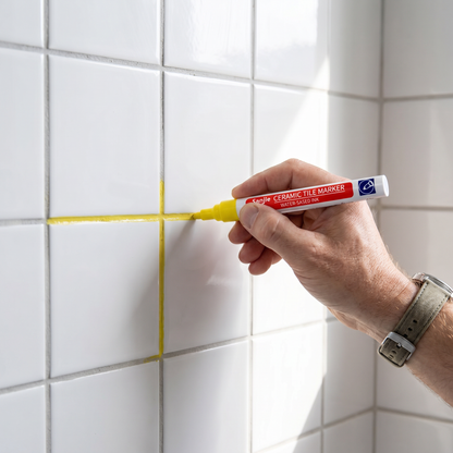 Anti-mold & waterproof grout pen for tiles