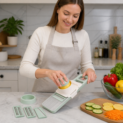 6-in-1 Multifunctional Vegetable Slicer & Grater