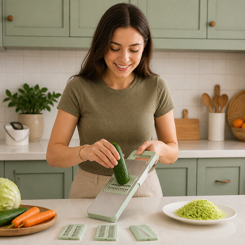 6-in-1 Multifunctional Vegetable Slicer & Grater