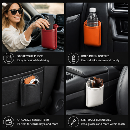 Universal Car Cup Holder & Multi-Purpose Storage Organizer for Bottles and Accessories