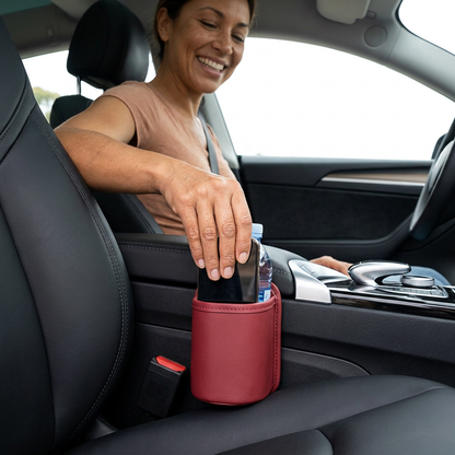 Universal Car Cup Holder & Multi-Purpose Storage Organizer for Bottles and Accessories
