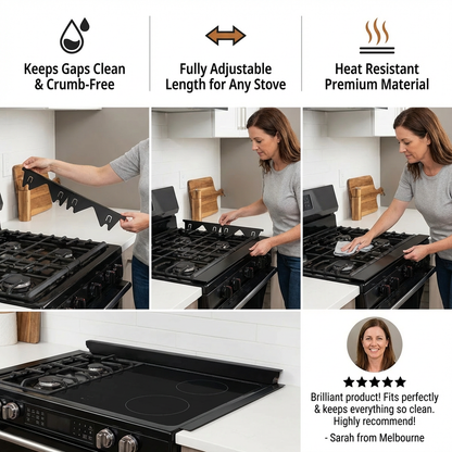 Expandable Stove Gap Cover – Adjustable Cover for Kitchen Countertops