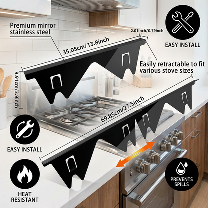 Expandable Stove Gap Cover – Adjustable Cover for Kitchen Countertops