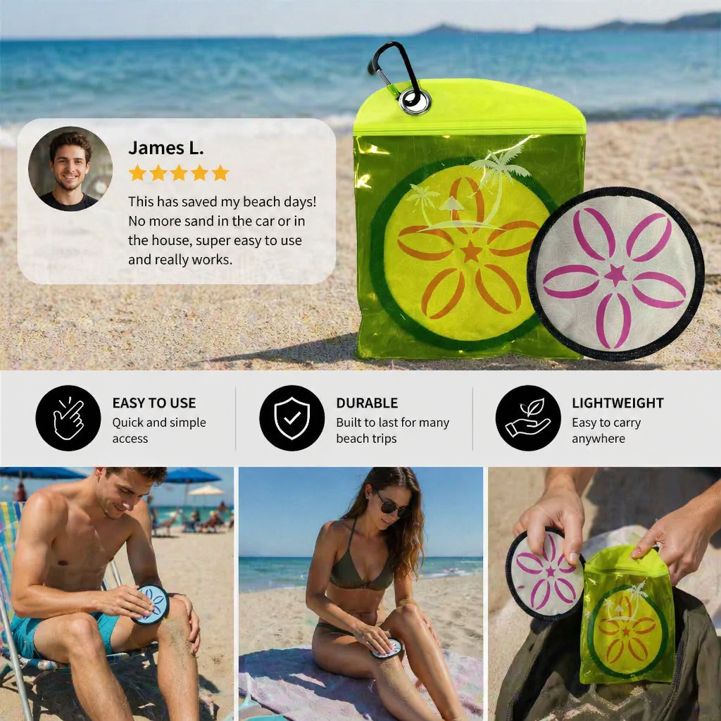 Beach Sand Cleaner – Practical Tool for Quick Sand Removal for Beach Activities