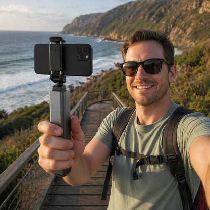 Travel Phone Holder – Foldable and Adjustable Stand for Comfortable Use On the Go