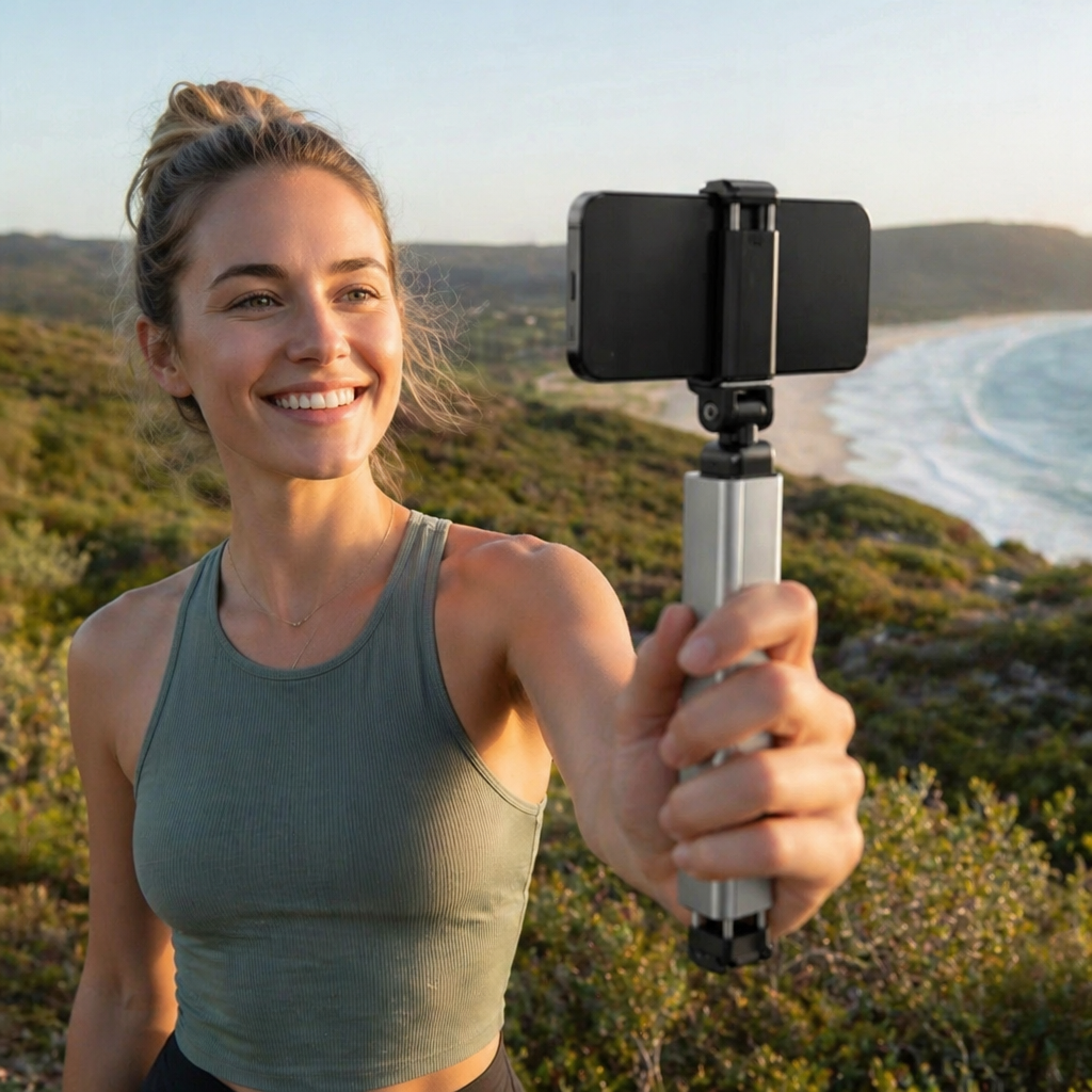 Travel Phone Holder – Foldable and Adjustable Stand for Comfortable Use On the Go