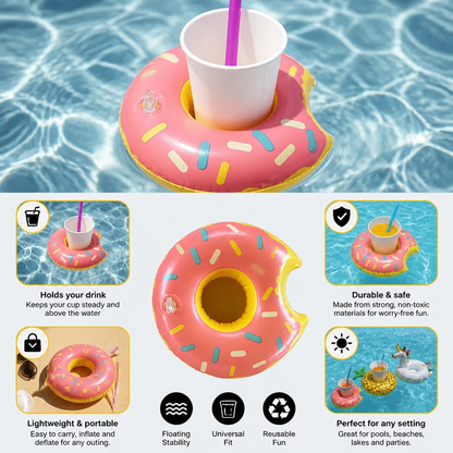 Floating Drink Holders – Practical Coasters for Pool & Beach