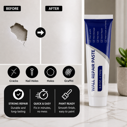 Instant Wall Repair Cream – Quick Crack & Hole Filler