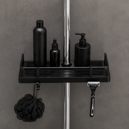 Bathroom Pole Shower Storage Rack Holder
