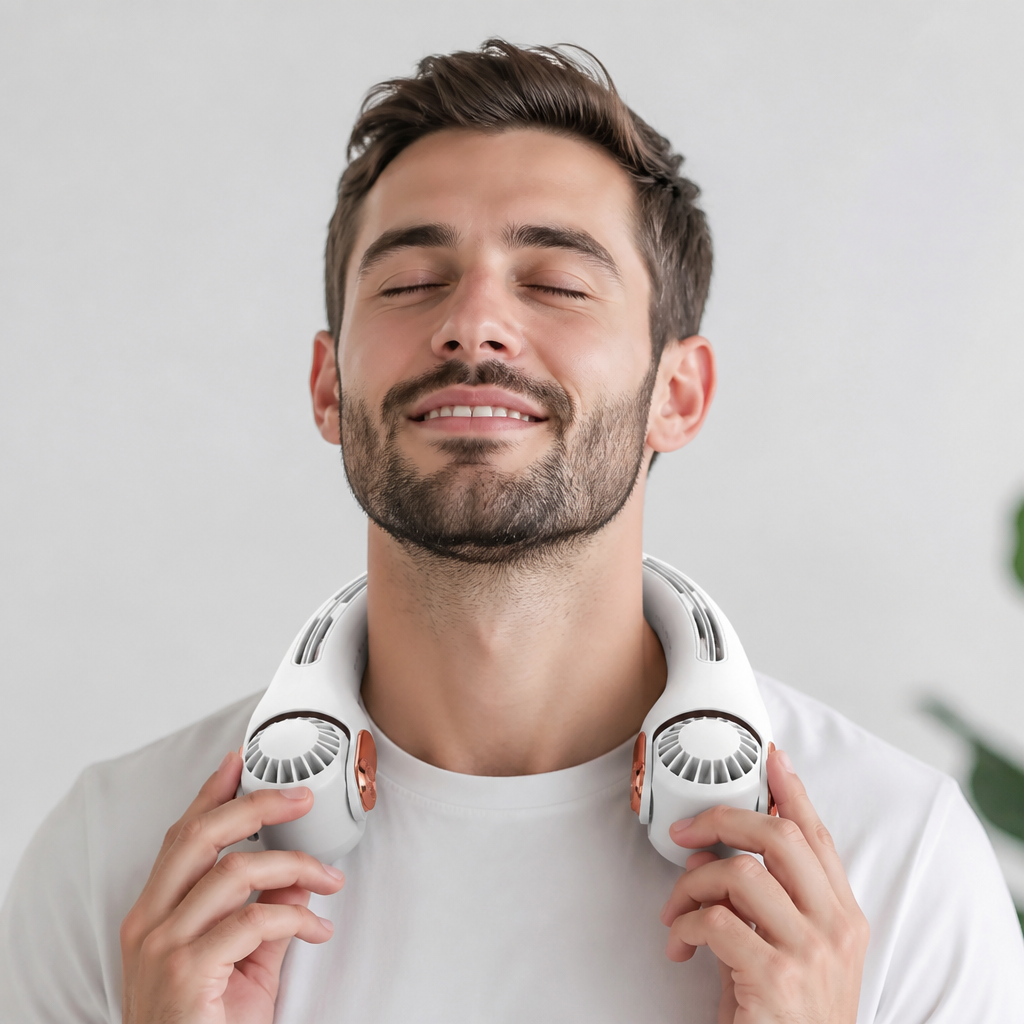 Portable Hands-Free Neck Cooling Fan