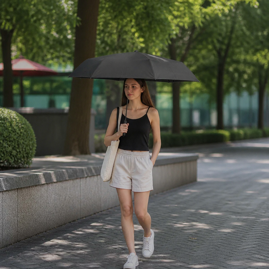 Lightweight Mini Travel Sun Umbrella – Fits in Any Bag