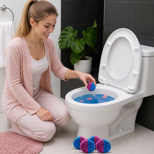 Toilet Cleaning Blocks for Limescale, Urine Stains & Odor Removal