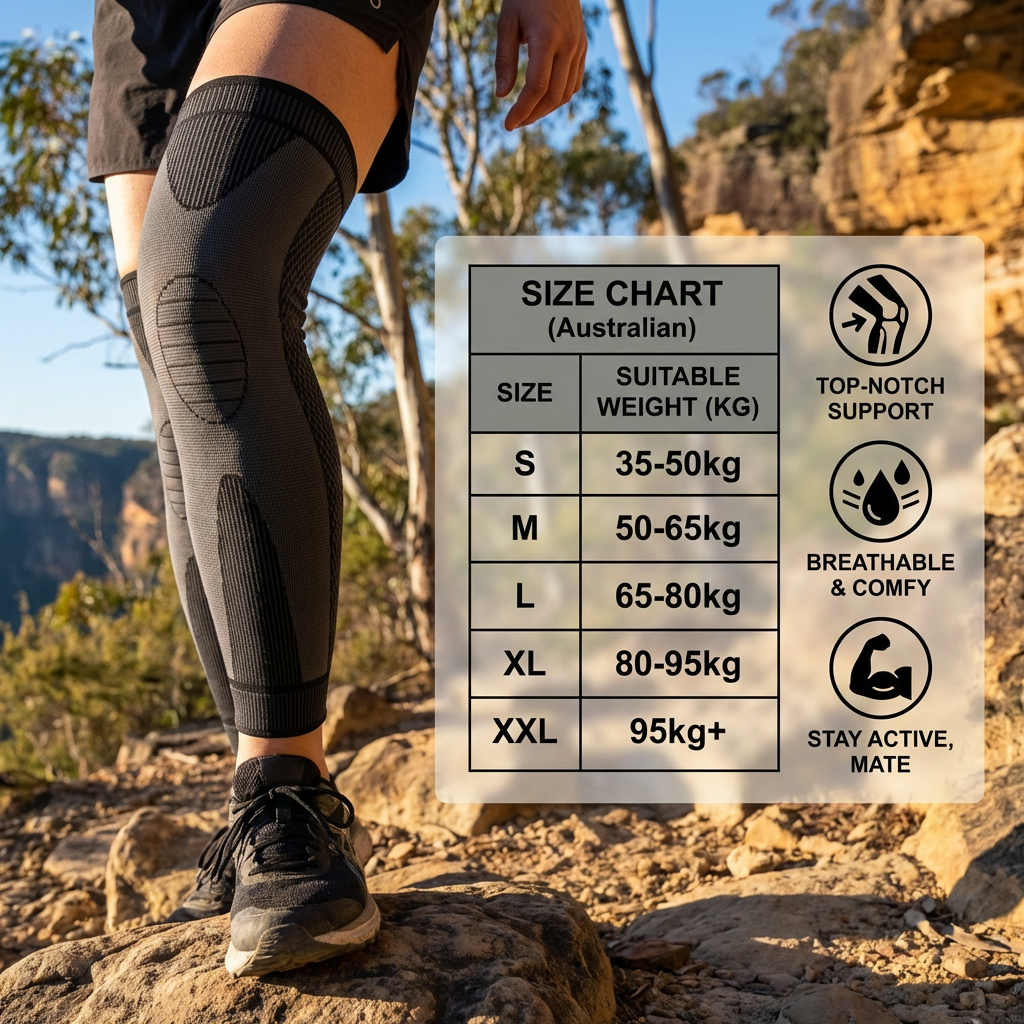 Elastic knee brace with compression – non-slip & stabilizing