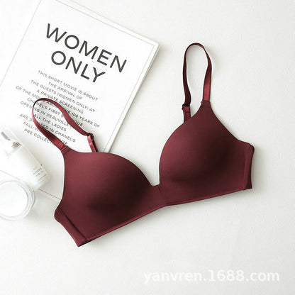 Seamless Push-Up Bra – Wire-Free, Breathable and Supportive with Triangle Cups