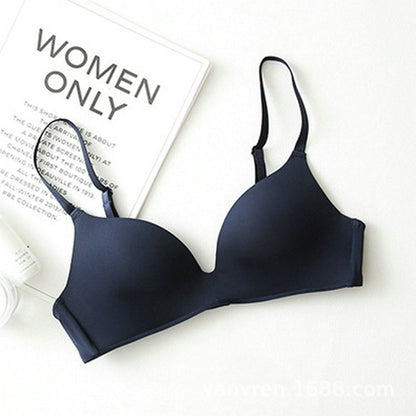 Seamless Push-Up Bra – Wire-Free, Breathable and Supportive with Triangle Cups