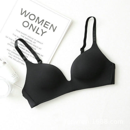Seamless Push-Up Bra – Wire-Free, Breathable and Supportive with Triangle Cups