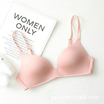 Seamless Push-Up Bra – Wire-Free, Breathable and Supportive with Triangle Cups
