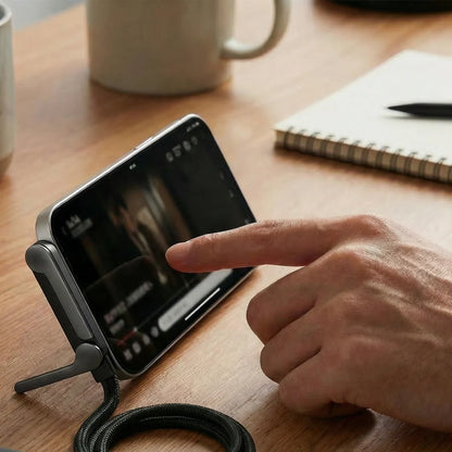 2-in-1 Foldable Fast Charging Cable & Phone Stand
