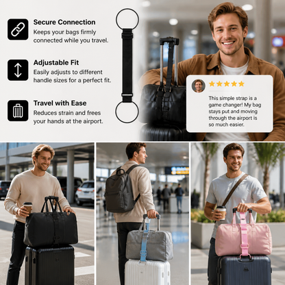 Adjustable Luggage Connector Strap