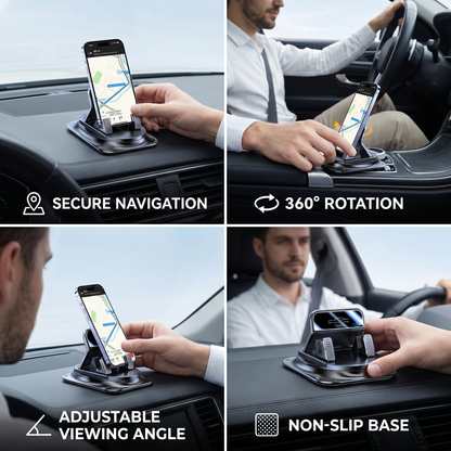 Car Phone Holder – Non-Slip Smartphone Mount for Dashboard & Center Console