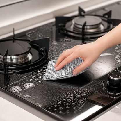 Reusable Non-Scratch Wire Dishcloths for Multipurpose Kitchen Cleaning
