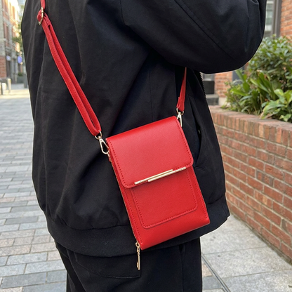 Touchscreen Crossbody Phone Bag – Compact Wallet for Phone, Keys & Essentials
