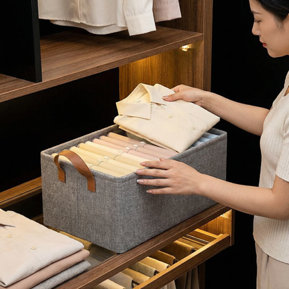 Foldable Clothes Organiser Box with Handles