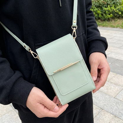 Touchscreen Crossbody Phone Bag – Compact Wallet for Phone, Keys & Essentials