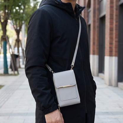 Touchscreen Crossbody Phone Bag – Compact Wallet for Phone, Keys & Essentials