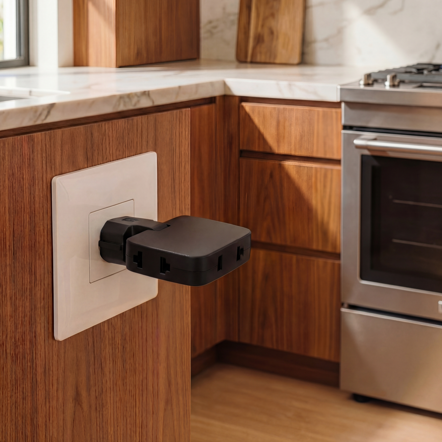 Multi-Angle Power Socket – Practical Solution for Tight Spaces