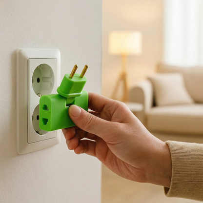 Multi-Angle Power Socket – Practical Solution for Tight Spaces