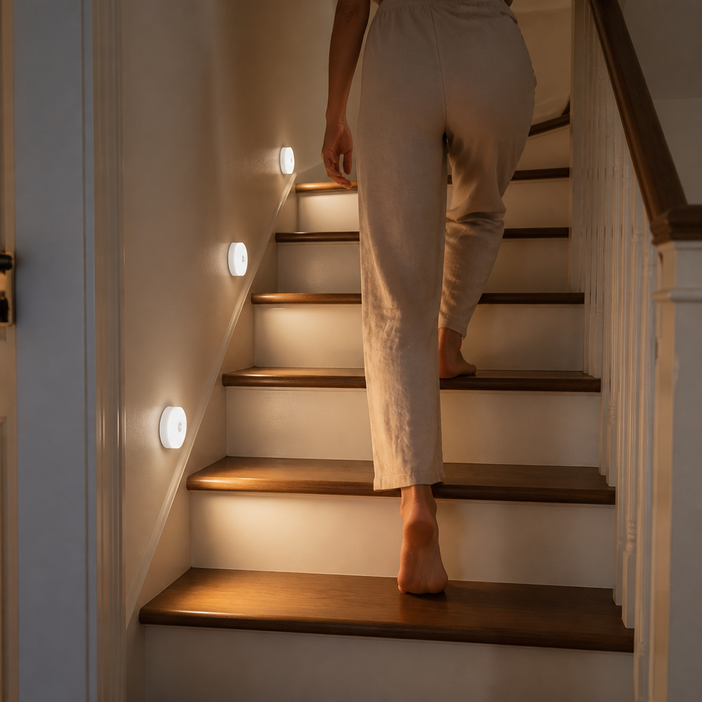 Rechargeable LED Sensor Light (4-Pack) – Magnetic and Automatic for Versatile Use