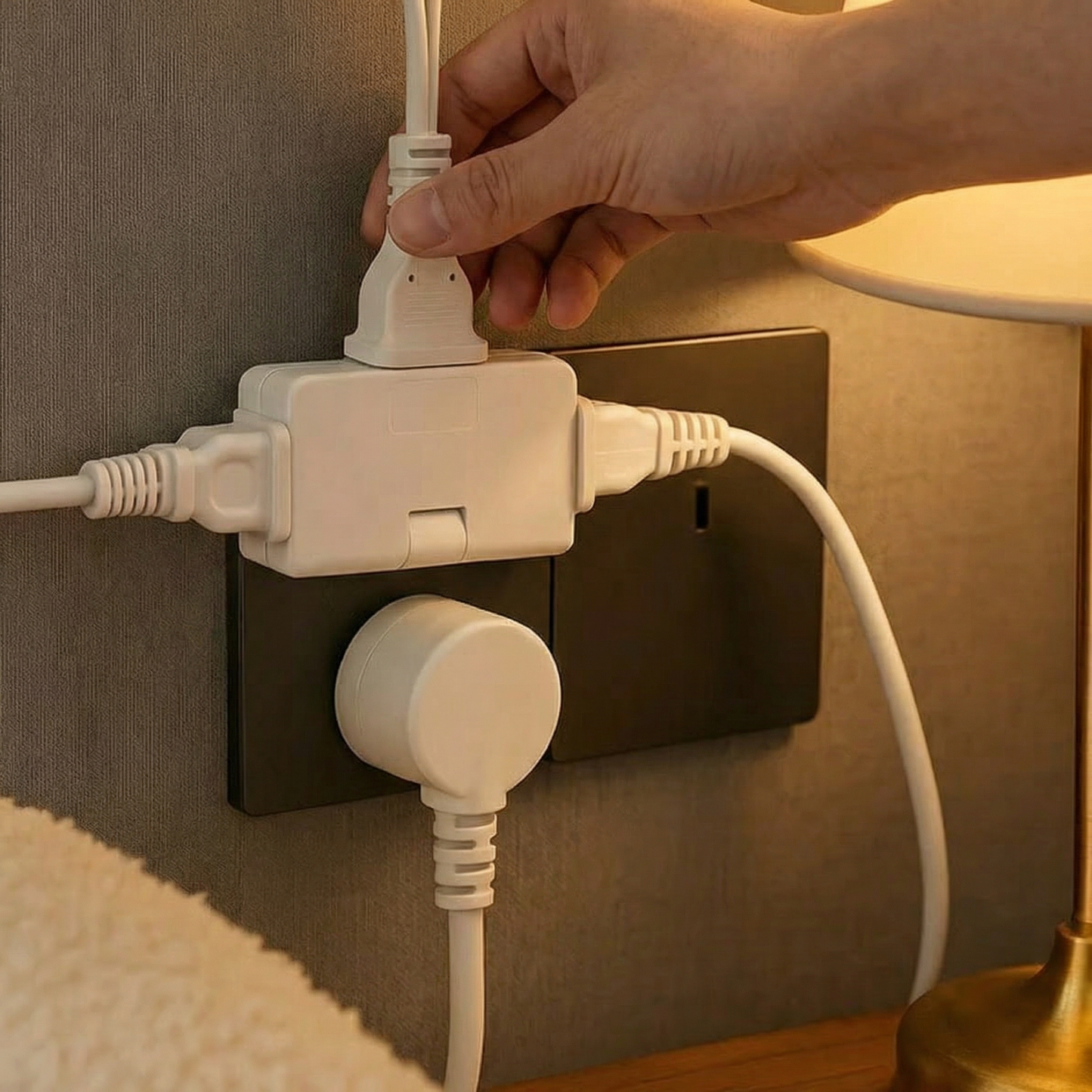Multi-Angle Power Socket – Practical Solution for Tight Spaces
