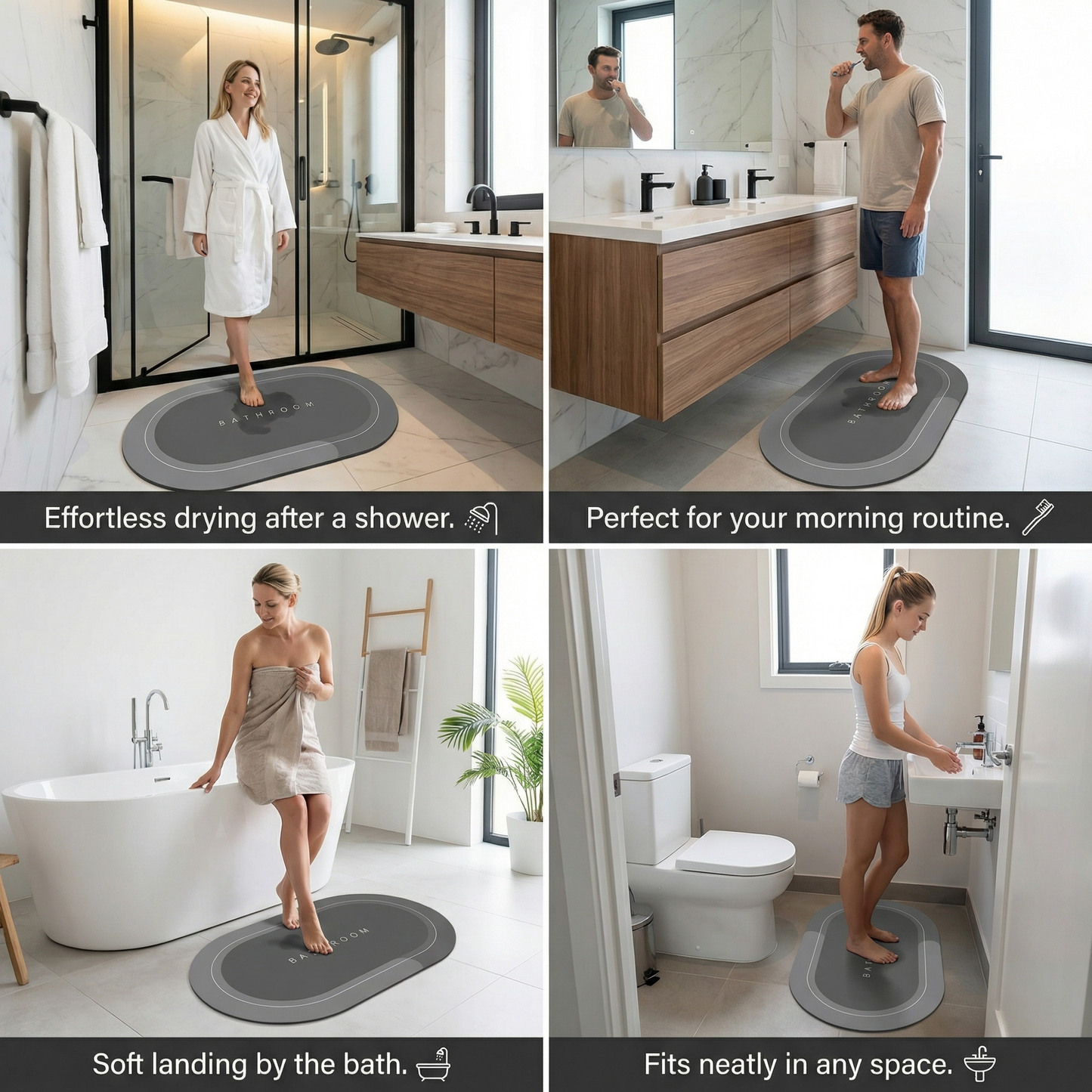 Quick - Drying Bathroom Mat